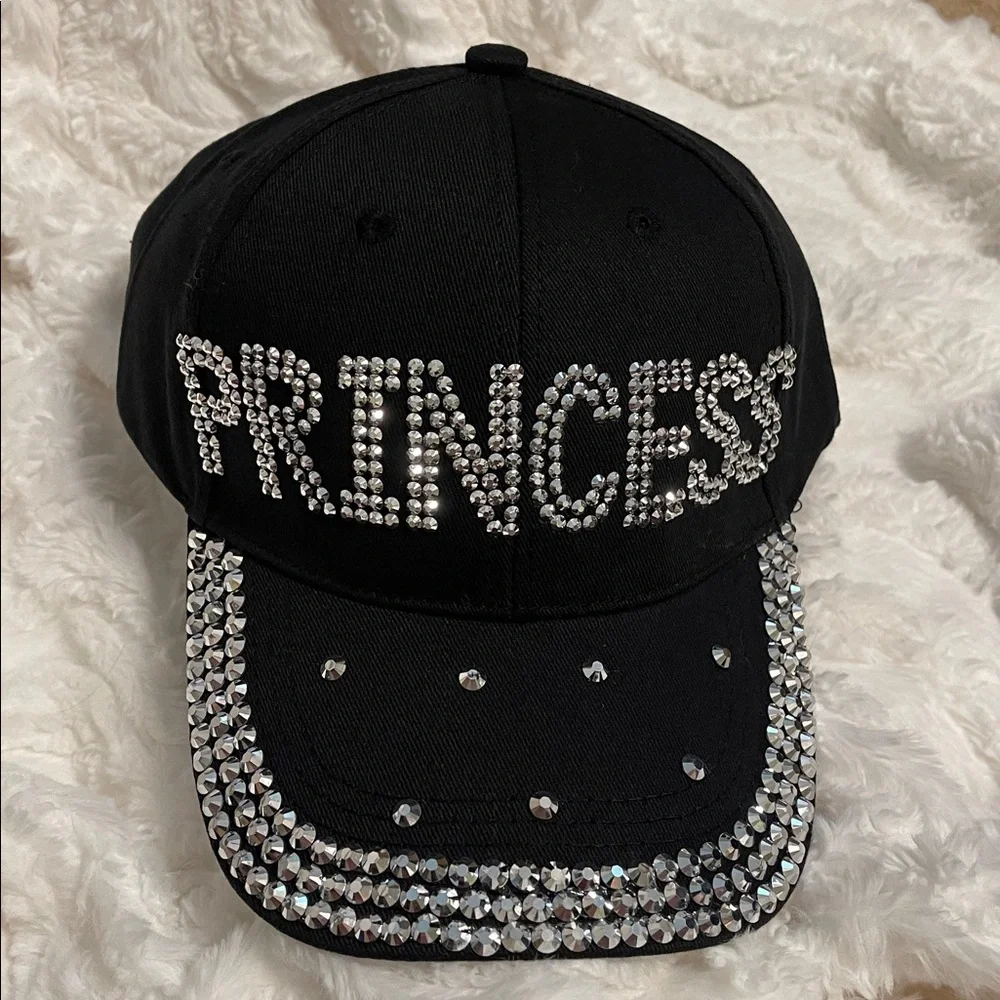 NWT Madd Hatter Sparkly Bling Princess Studded Baseball Cap